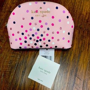 Kate Spade Small Dome Cosmetic Confetti Case